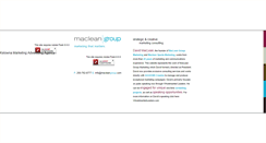Desktop Screenshot of macleangroup.com