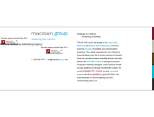 Tablet Screenshot of macleangroup.com